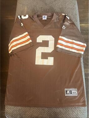 TIM COUCH 90s Starter NFL CLEVELAND BROWNS Screened Jersey Men’s Sz 52 XL